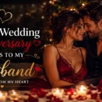 20th Wedding Anniversary Wishes to My Husband