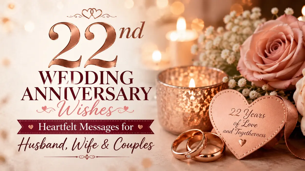 22nd Wedding Anniversary Wishes
