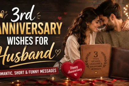 3rd Anniversary Wishes for Husband