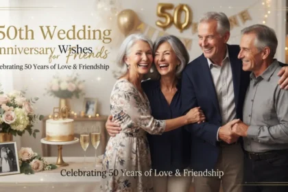 50th Wedding Anniversary Wishes for Friends