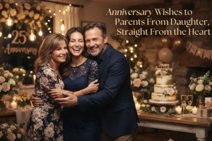 Anniversary Wishes to Parents From Daughter