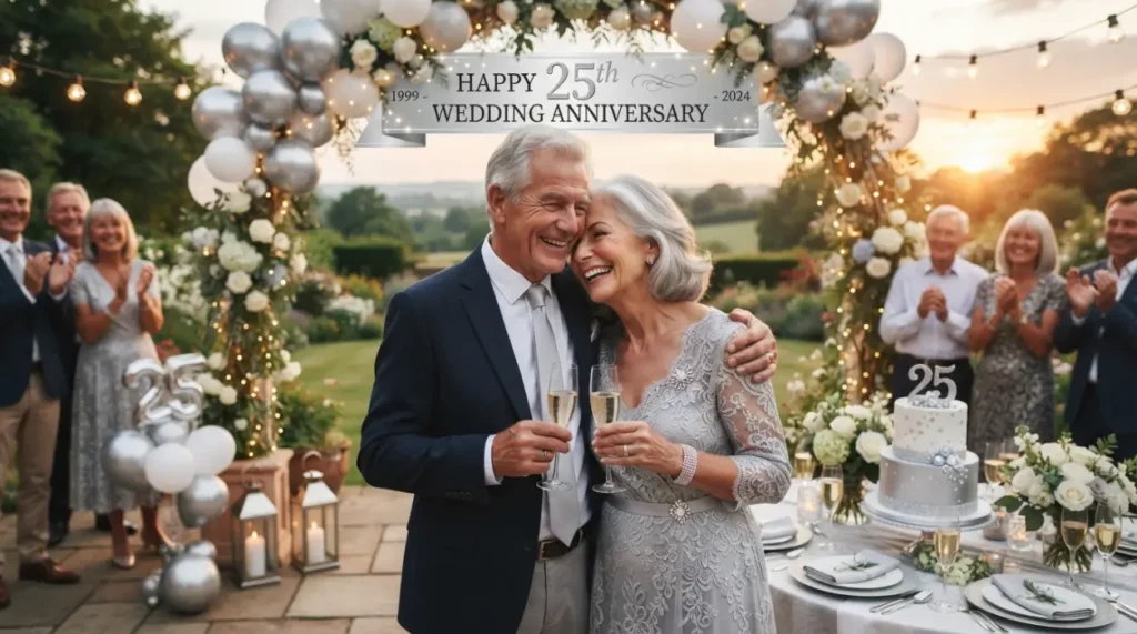 Beautiful Silver Wedding Anniversary Wishes for Couples