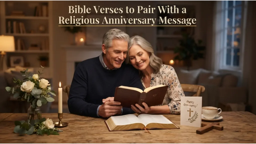 Bible Verses to Pair With a Religious Anniversary Message