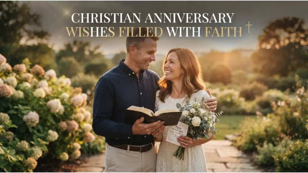 Christian Anniversary Wishes Filled With Faith