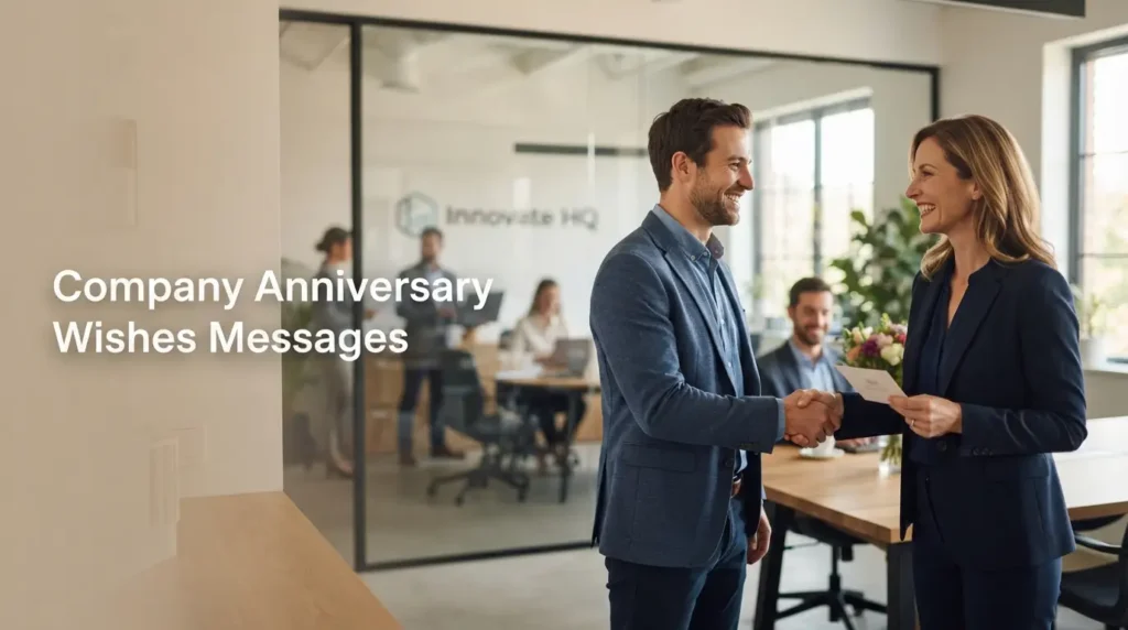 Company Anniversary Wishes Messages