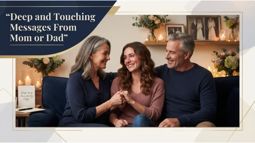 Deep and Touching Messages From Mom or Dad