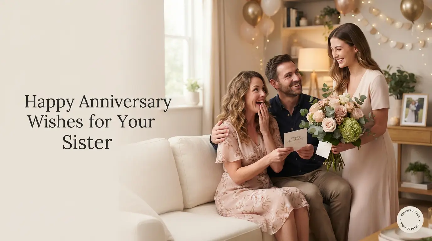 Happy Anniversary Wishes for Your Sister