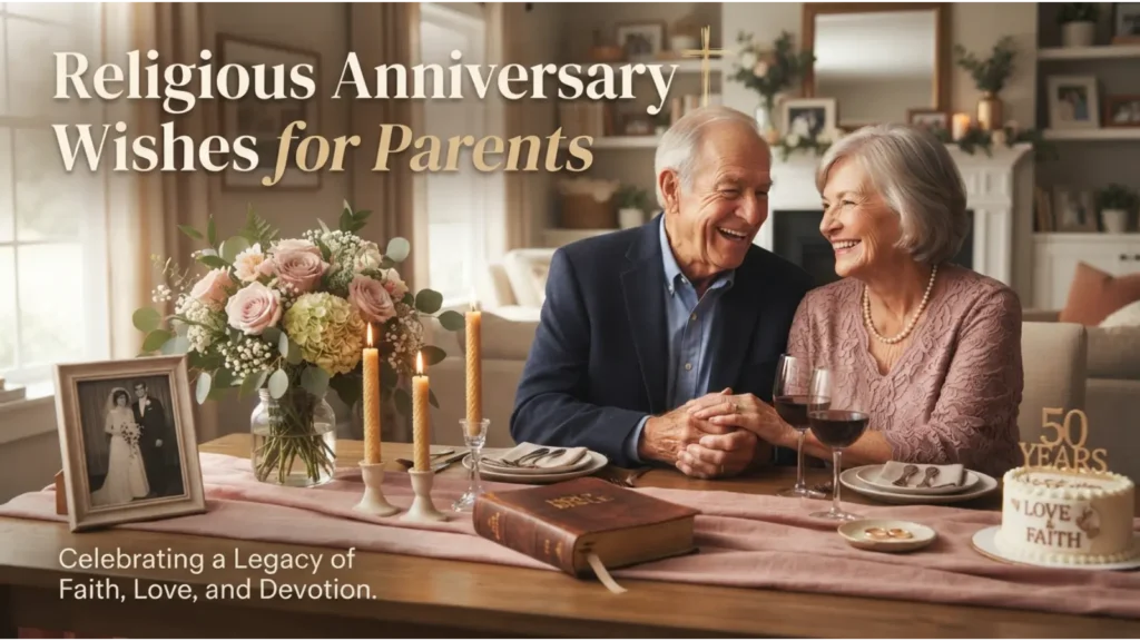 Religious Anniversary Wishes for Parents