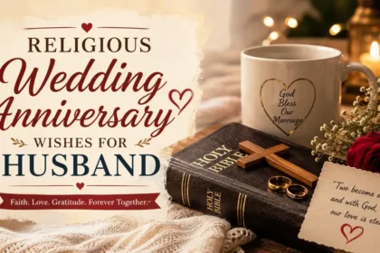 Religious Wedding Anniversary Wishes for Husband