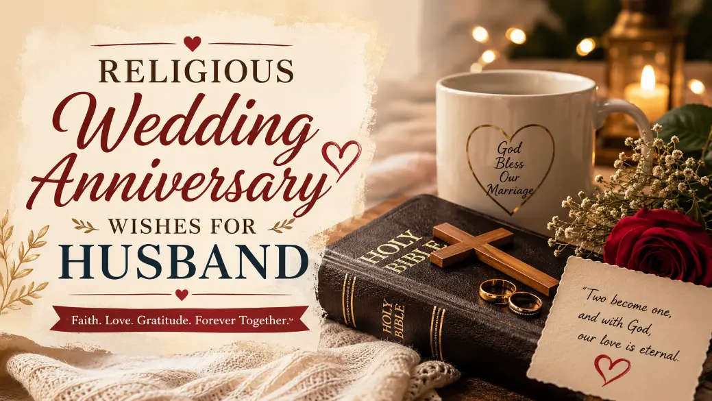 Religious Wedding Anniversary Wishes for Husband