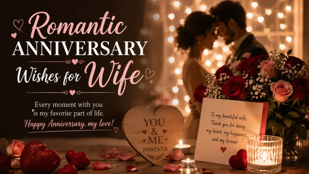 Romantic Anniversary Wishes for Wife
