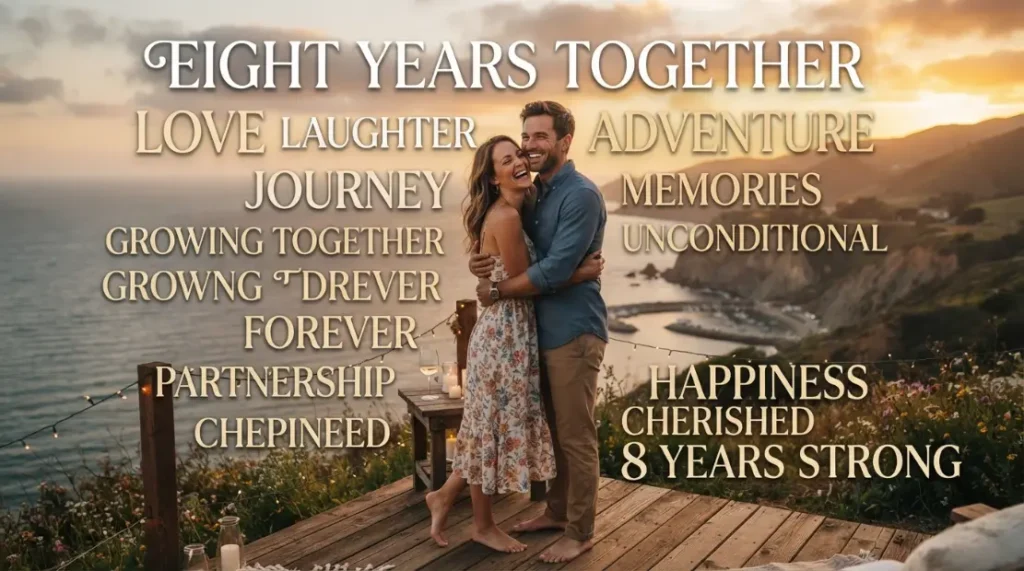 Romantic Words for Eight Years Together