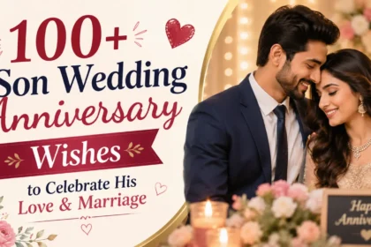 Son Wedding Anniversary Wishes