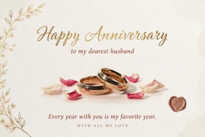 wedding anniversary wishes to husband