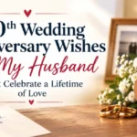 40th Wedding Anniversary Wishes to My Husband