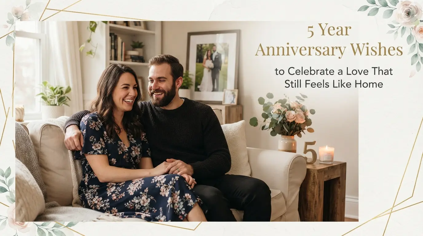 5 Year Anniversary Wishes