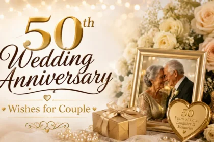 50th Wedding Anniversary Wishes for Couple