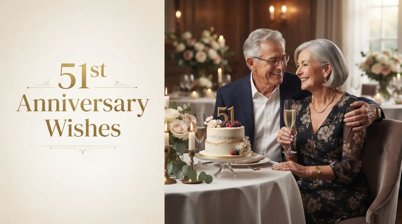 51st Anniversary Wishes