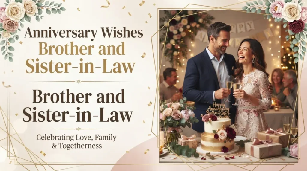 Anniversary Quotes for Brother and Sister-in-Law