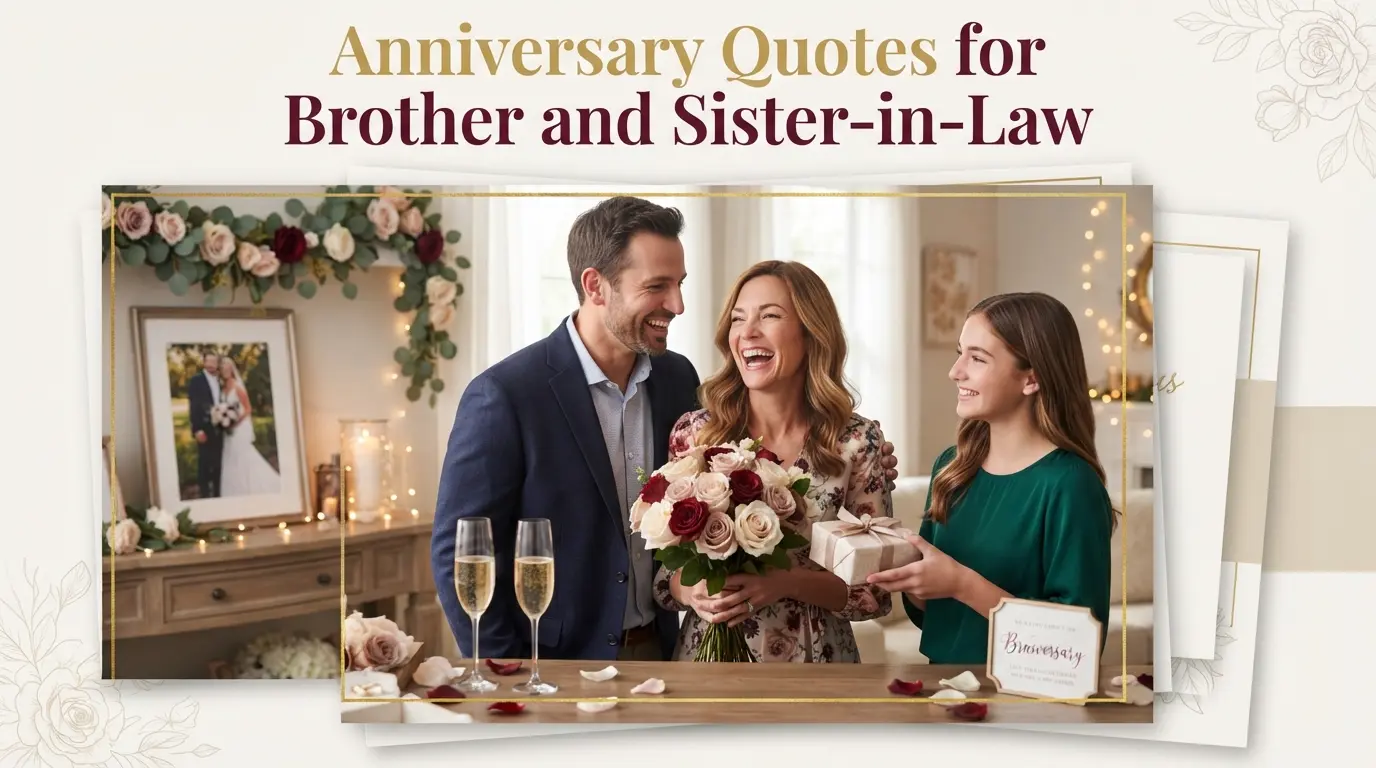 Anniversary Quotes for Brother and Sister-in-Law