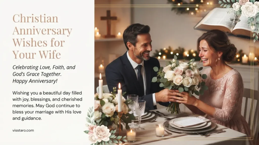 Christian Anniversary Wishes for Your Wife