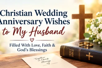 Christian Wedding Anniversary Wishes to My Husband