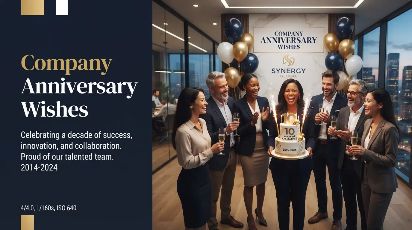 Company Anniversary Wishes
