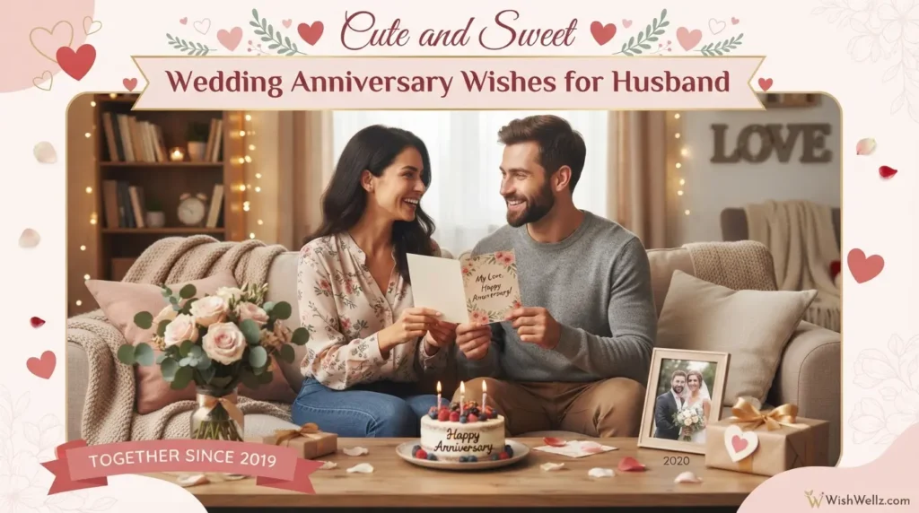 Cute and Sweet Wedding Anniversary Wishes for Husband