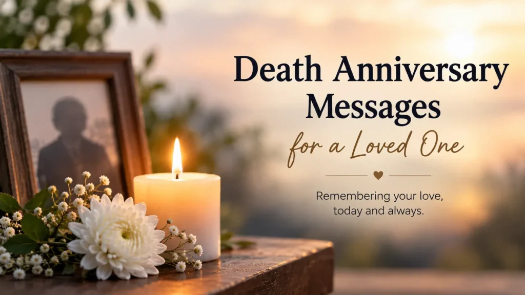 Death Anniversary Messages for a Loved One