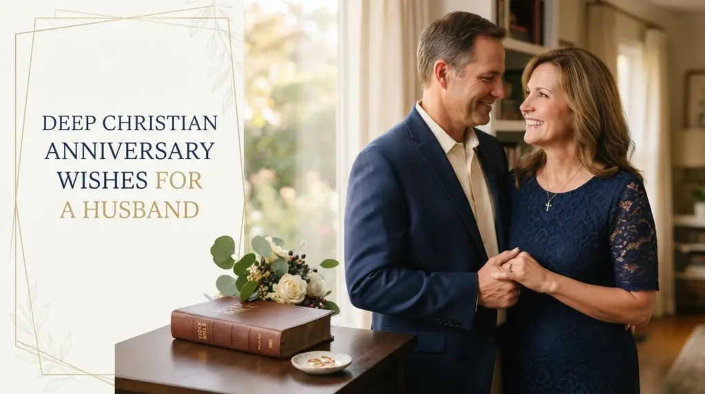 Deep Christian Anniversary Wishes for a Husband