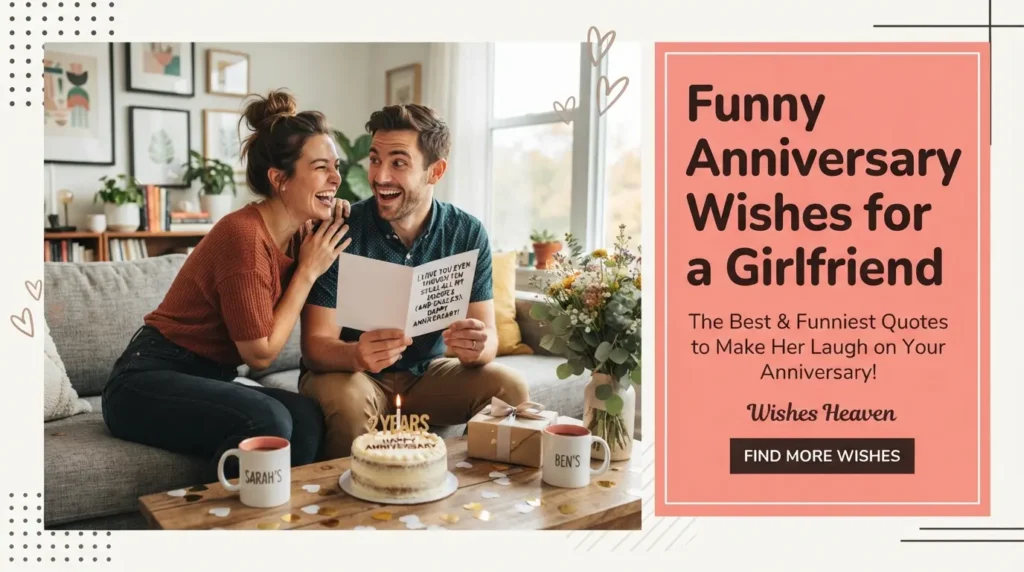 Funny Anniversary Wishes for a Girlfriend