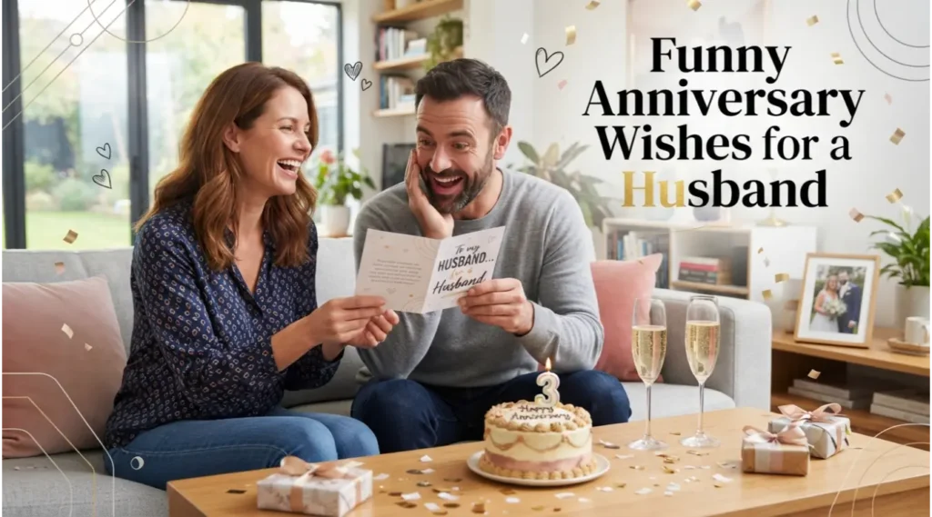 Funny Anniversary Wishes for a Husband