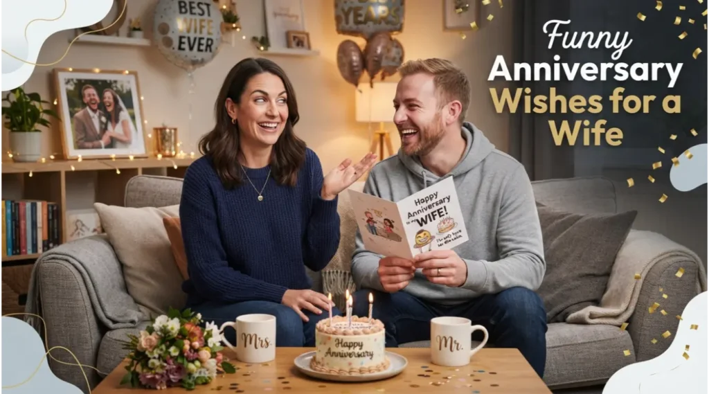 Funny Anniversary Wishes for a Wife