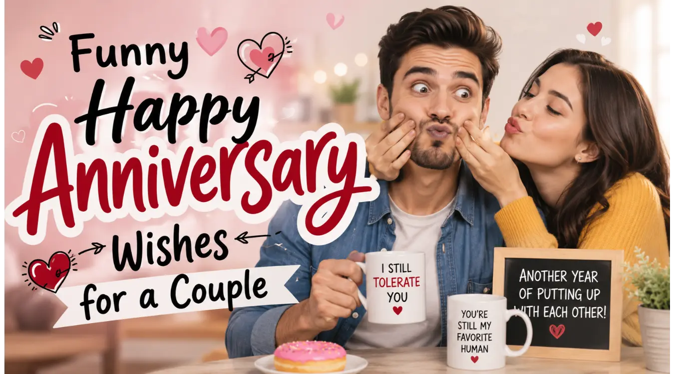 Funny Happy Anniversary Wishes for a Couple