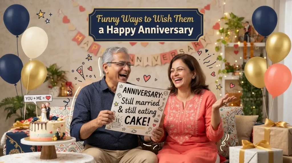 Funny Ways to Wish Them a Happy Anniversary