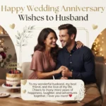 Happy Wedding Anniversary Wishes to Husband