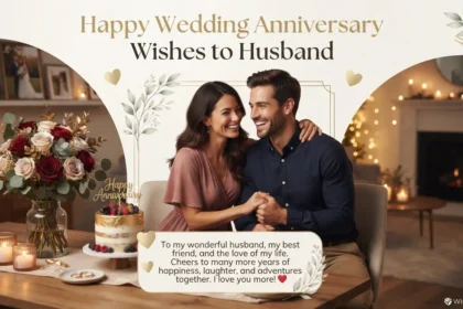 Happy Wedding Anniversary Wishes to Husband