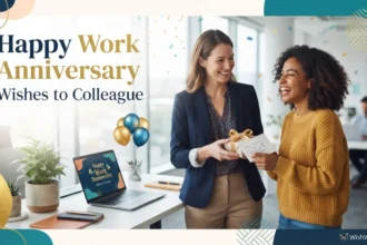 Happy Work Anniversary Wishes to Colleague