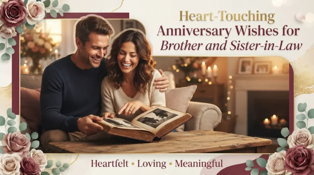 Heart-Touching Anniversary Wishes for Brother and Sister-in-Law