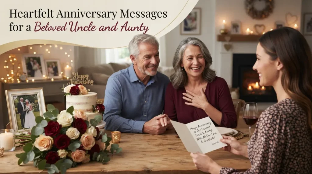 Heartfelt Anniversary Messages for a Beloved Uncle and Aunty
