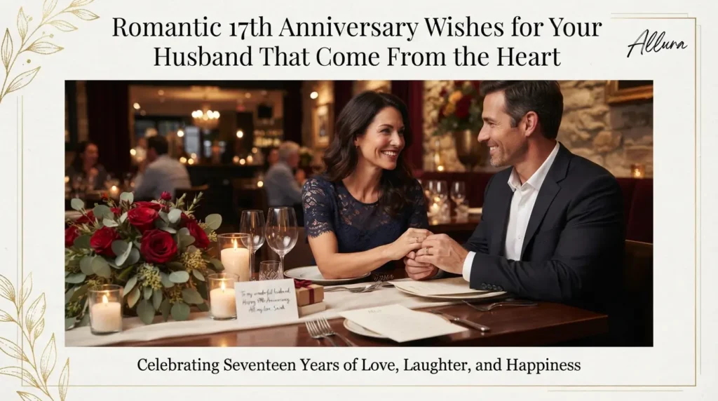 Romantic 17th Anniversary Wishes for Your Husband
