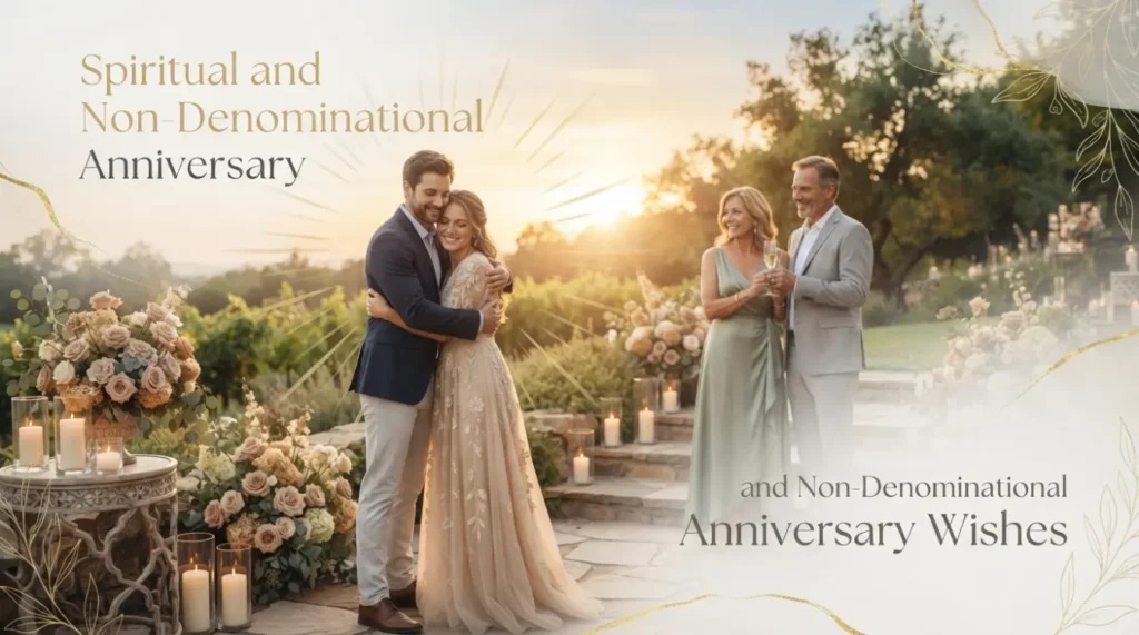 Spiritual and Non-Denominational Anniversary Wishes
