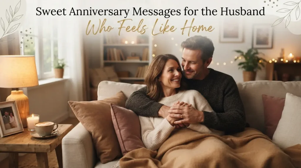 Sweet Anniversary Messages for the Husband Who Feels Like Home