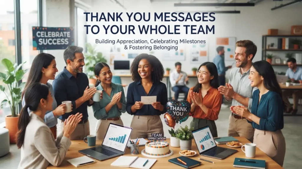 Thank You Messages to Your Whole Team