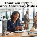 Thank You Reply to Work Anniversary Wishes
