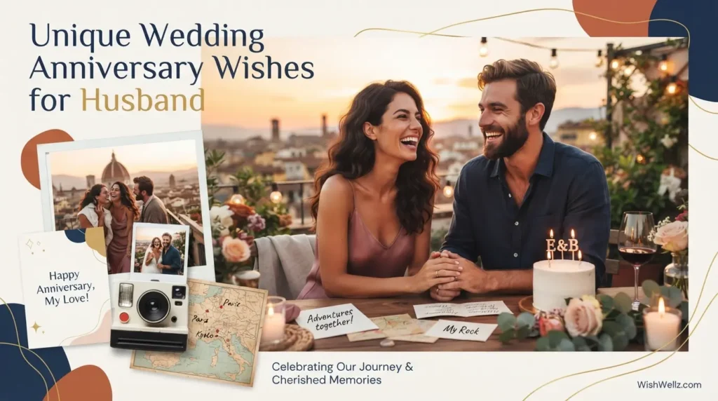 Unique Wedding Anniversary Wishes for Husband