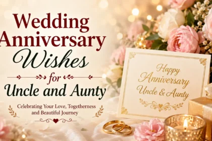 Wedding Anniversary Wishes for Uncle and Aunty