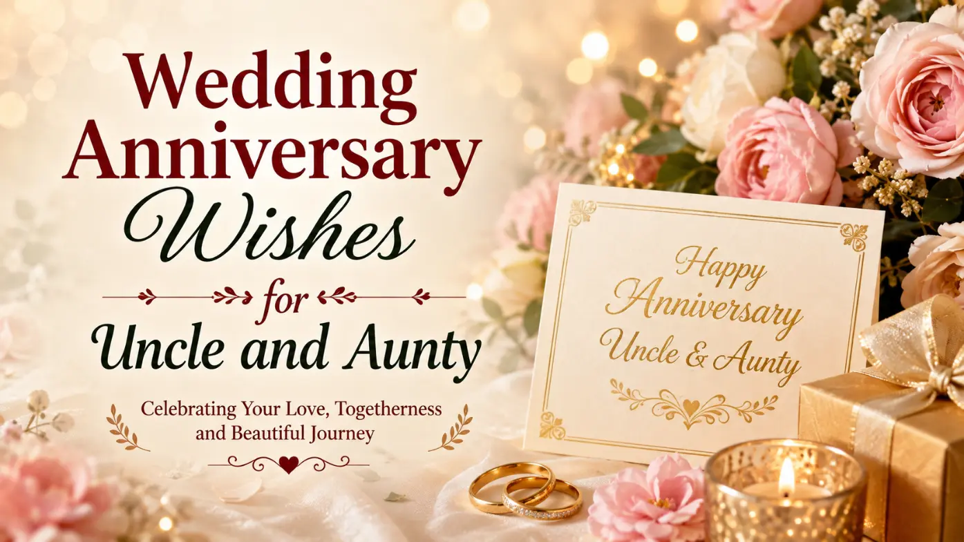 Wedding Anniversary Wishes for Uncle and Aunty