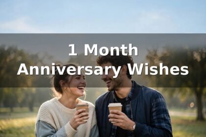 1 Month Anniversary Wishes