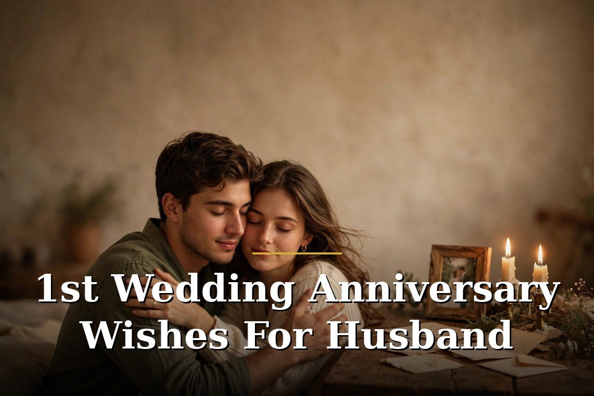 1st Wedding Anniversary Wishes For Husband